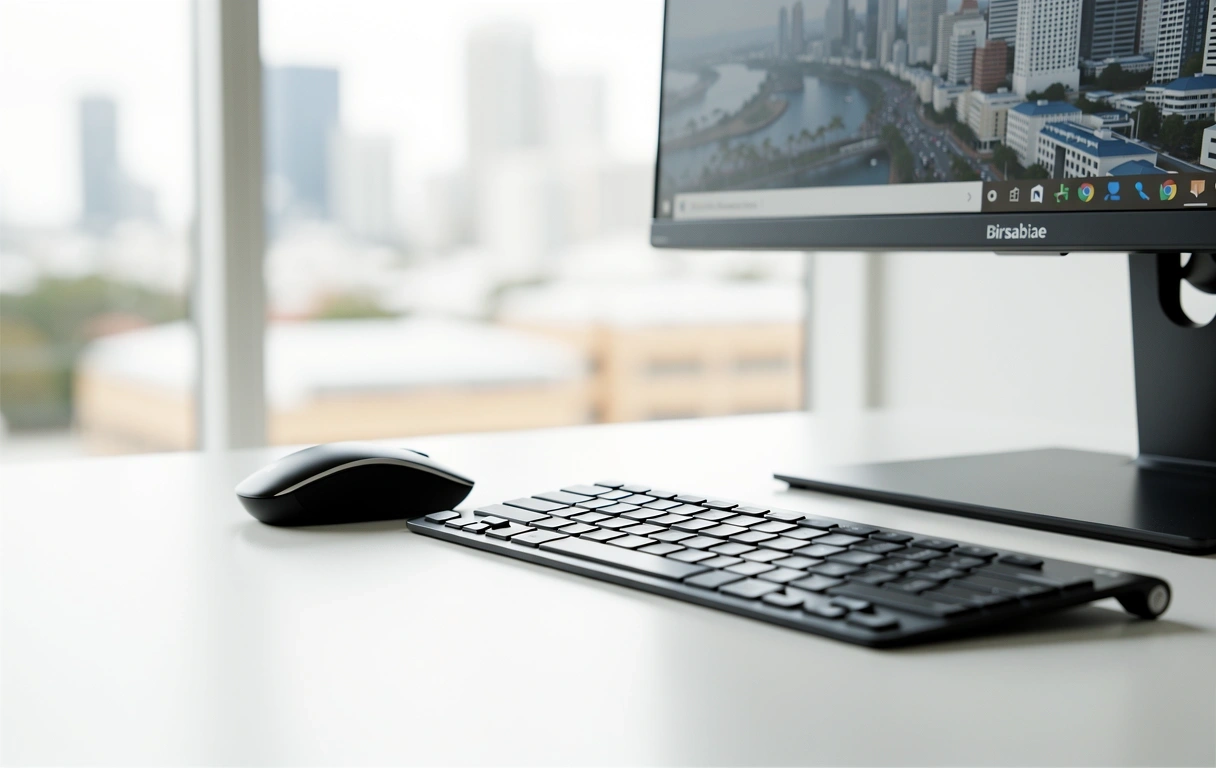 Fintech workstation aesthetic